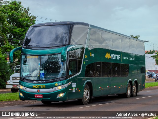 Viação Motta 18008 na cidade de Campo Grande, Mato Grosso do Sul, Brasil, por Adriel Alves - @A2Bus. Número da foto: #13329173.