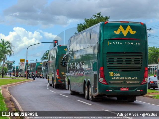 Viação Motta 18008 na cidade de Campo Grande, Mato Grosso do Sul, Brasil, por Adriel Alves - @A2Bus. Número da foto: #13329166.