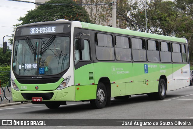 Expresso Maringá São José dos Campos 3258 na cidade de São José dos Campos, São Paulo, Brasil, por José Augusto de Souza Oliveira. Número da foto: #13331958.