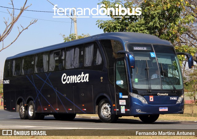 Viação Cometa 714102 na cidade de Campinas, São Paulo, Brasil, por Fernando Martins Antunes. Número da foto: #13332242.