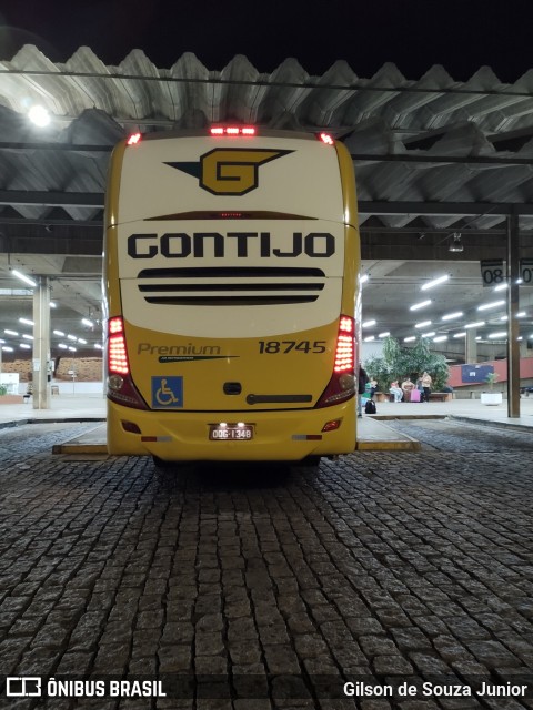 Empresa Gontijo de Transportes 18745 na cidade de Americana, São Paulo, Brasil, por Gilson de Souza Junior. Número da foto: #13330353.