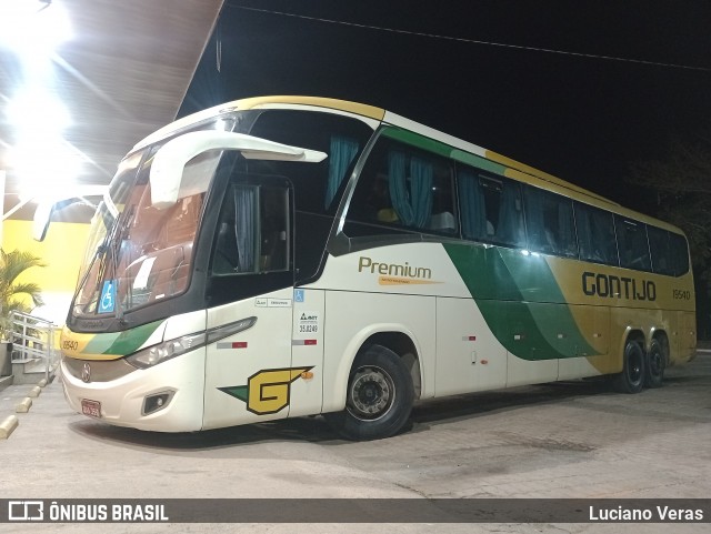 Empresa Gontijo de Transportes 19540 na cidade de Santa Maria de Itabira, Minas Gerais, Brasil, por Luciano Veras. Número da foto: #13331954.