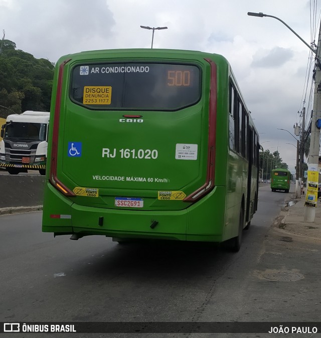 Transportes Santo Antônio RJ 161.020 na cidade de Duque de Caxias, Rio de Janeiro, Brasil, por JOÃO PAULO. Número da foto: #13330802.