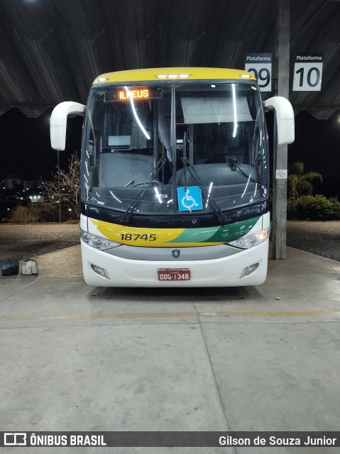 Empresa Gontijo de Transportes 18745 na cidade de Americana, São Paulo, Brasil, por Gilson de Souza Junior. Número da foto: #13332308.