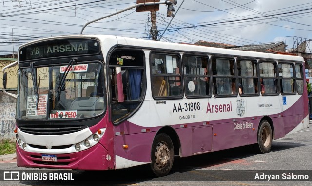Transportadora Arsenal AA-31808 na cidade de Belém, Pará, Brasil, por Adryan Sálomo. Número da foto: #13330780.