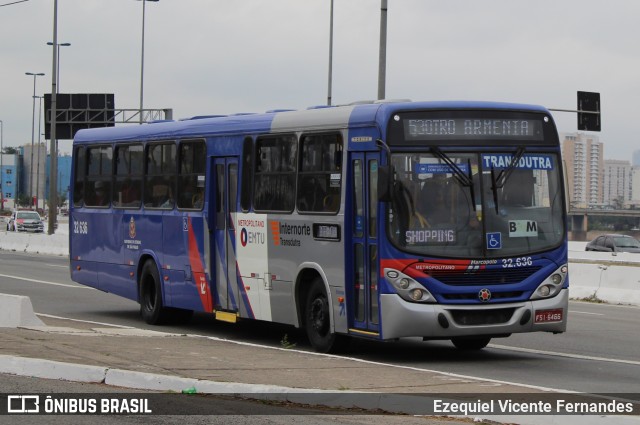 Viação Transdutra 32.636 na cidade de São Paulo, São Paulo, Brasil, por Ezequiel Vicente Fernandes. Número da foto: #13331333.