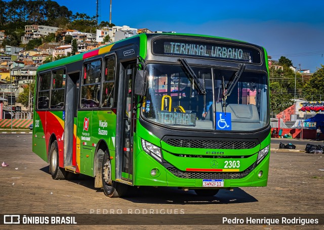 Auto Viação Suzano 2303 na cidade de Santa Isabel, São Paulo, Brasil, por Pedro Henrique Rodrigues . Número da foto: #13330888.