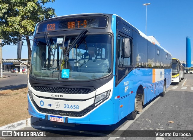 HP Transportes Coletivos 20.658 na cidade de Goiânia, Goiás, Brasil, por Vicente Barbosa. Número da foto: #13331020.