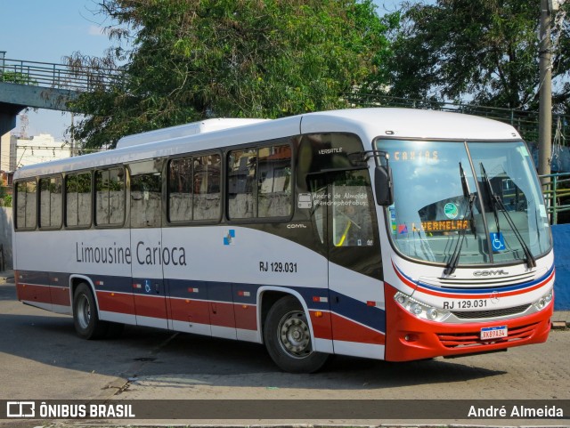Empresa de Transportes Limousine Carioca RJ 129.031 na cidade de Duque de Caxias, Rio de Janeiro, Brasil, por André Almeida. Número da foto: #13330597.