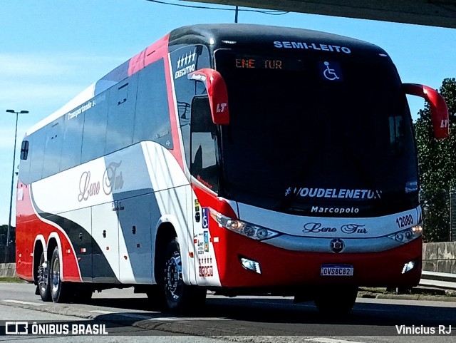 Lene Tur Transporte e Turismo 12080 na cidade de Duque de Caxias, Rio de Janeiro, Brasil, por Vinicius RJ. Número da foto: #13330234.