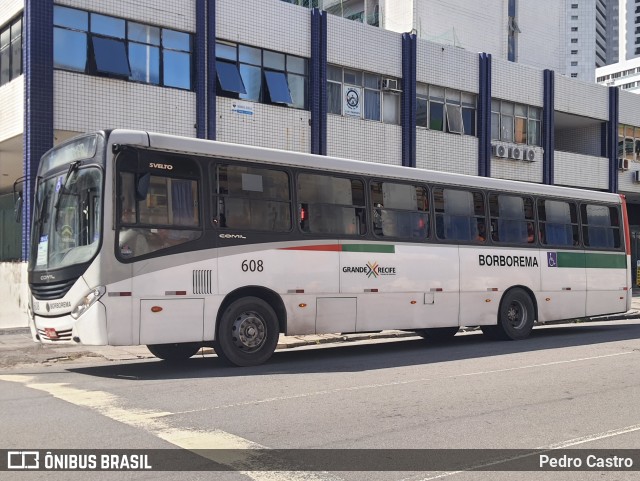 Borborema Imperial Transportes 608 na cidade de Recife, Pernambuco, Brasil, por Pedro Castro. Número da foto: #13330991.