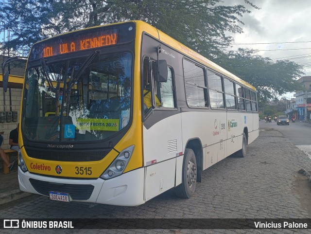 Coletivo Transportes 3515 na cidade de Caruaru, Pernambuco, Brasil, por Vinicius Palone. Número da foto: #13330761.