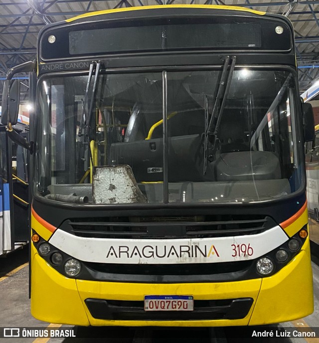 Viação Araguarina 3196 na cidade de Goiânia, Goiás, Brasil, por André Luiz Canon. Número da foto: #13331005.